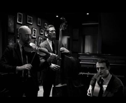 Jazz musicians Matt Holborn, Pete Thomas, Harry Diplock - photographer Ben Danzig