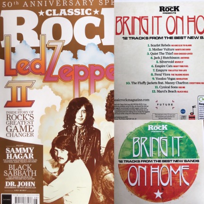 Classic Rock Magazine featuring Silvervoid track Revive It