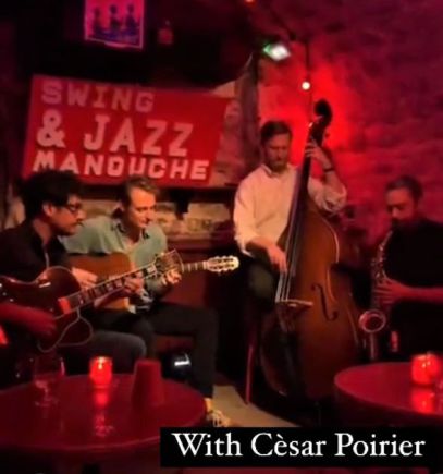 Harry Diplock, Pete Thomas and Cèsar Poirier in Paris