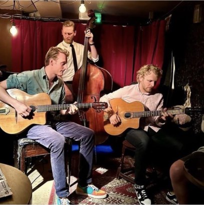 Fanou Torracinta, Pete Thomas and Harry Diplock play gypsy jazz at Green Note