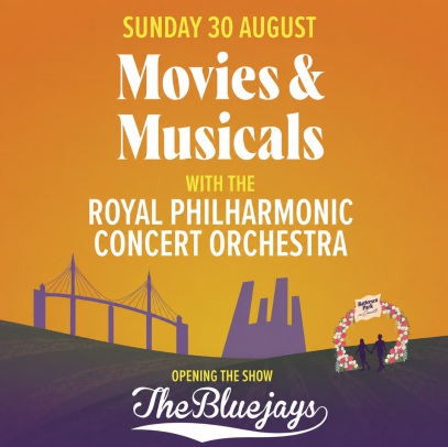 The Bluejays open for Movies & Musicals with the Royal Philharmonic Concert Orchestra
