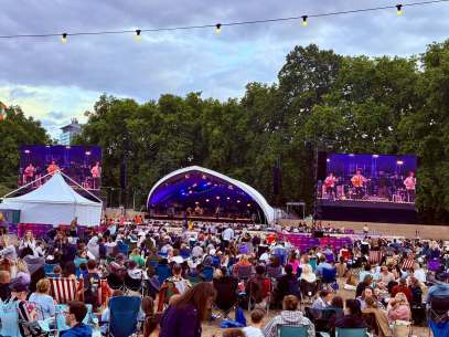 The Bluejays including Pete Thomas at Battersea Park's Movies and Musicals concert 2026